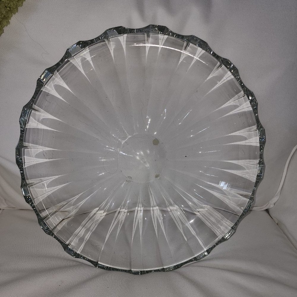 St. Louis Crystal platter(France)